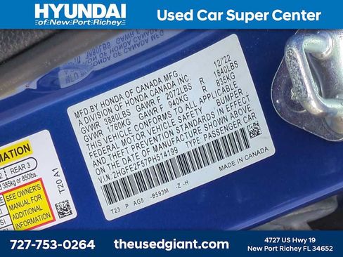 Used 2023 Honda Civic Sport image 29