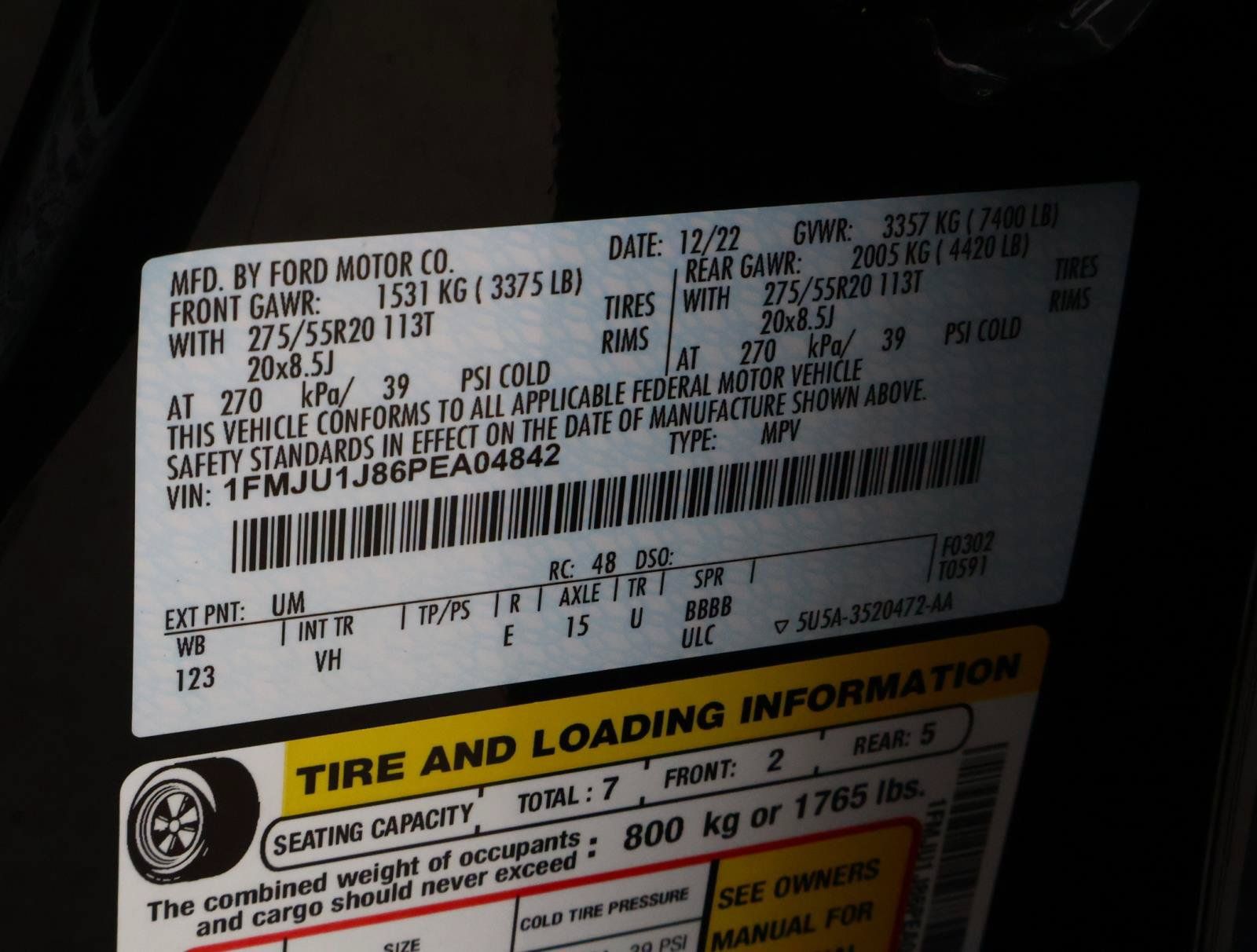 Used 2023 Ford Expedition XLT AWD/4WD image 24