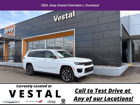 Used 2021 Jeep Grand Cherokee L Overland w/ Advanced Protech Group III image 1
