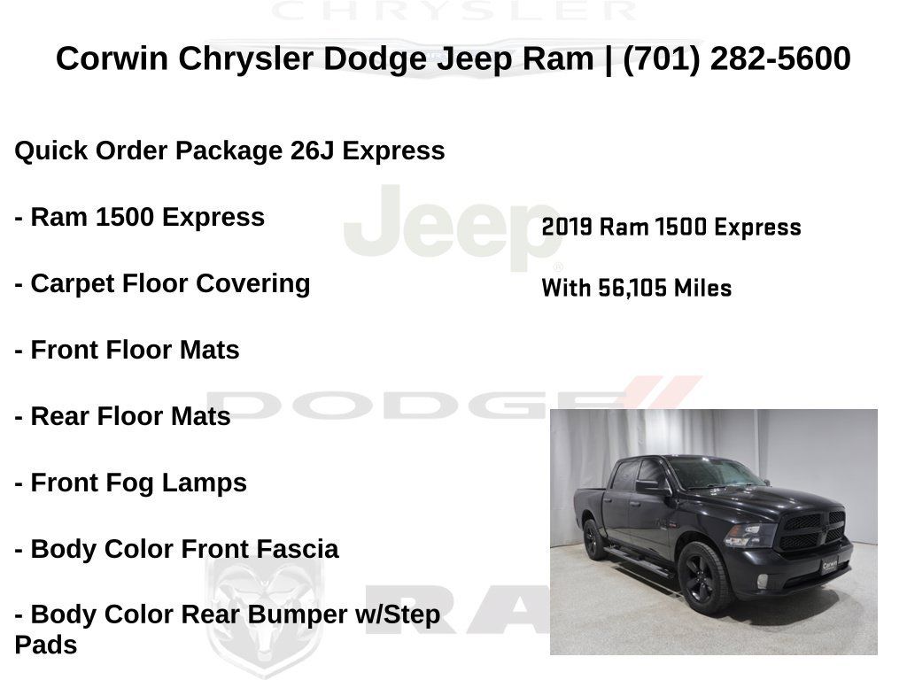 Used 2019 RAM 1500 Express w/ Express Value Package AWD/4WD image 6