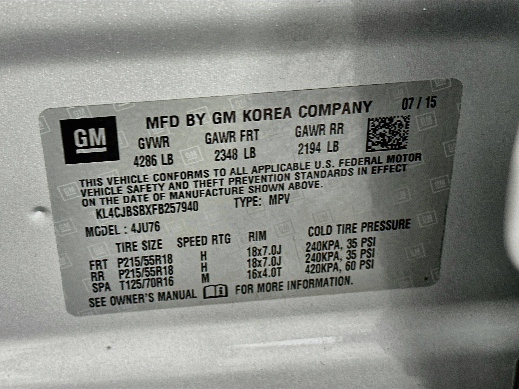 Used 2015 Buick Encore Convenience FWD image 12