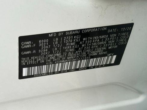 Used 2021 Subaru Ascent Touring w/ Popular Package #2A AWD/4WD image 41