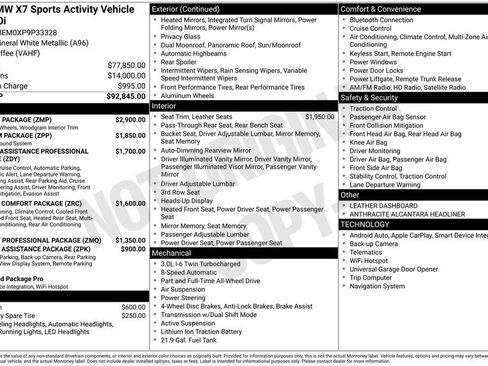 Used 2023 BMW X7 xDrive40i w/ M Sport Package image 29