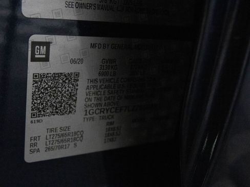 Certified 2020 Chevrolet Silverado 1500 Custom Trail Boss w/ Custom Convenience Package image 45