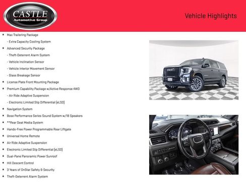 Used 2023 GMC Yukon XL Denali Ultimate AWD/4WD image 12