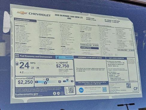 New 2026 Chevrolet Silverado 1500 LTZ w/ LTZ Premium Package image 17