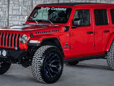 Used 2022 Jeep Wrangler Unlimited Rubicon 4xe w/ Safety Group image 1