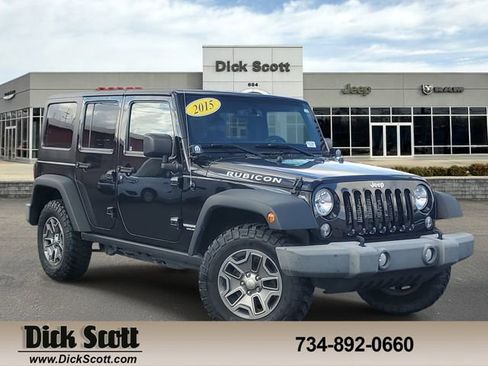 Used 2015 Jeep Wrangler Unlimited Rubicon w/ Connectivity Group image 1