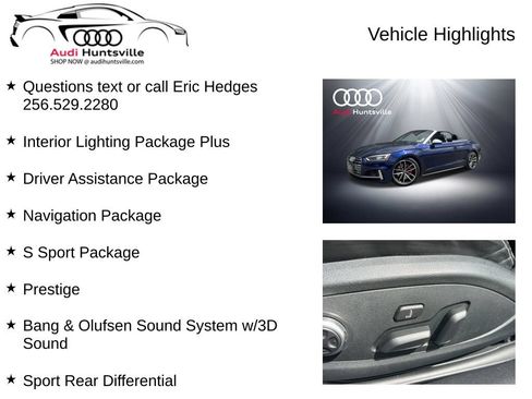 Used 2018 Audi S5 Prestige w/ S Sport Package AWD/4WD image 6