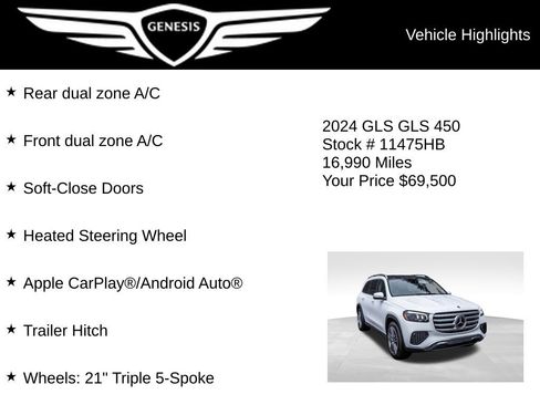 Used 2024 Mercedes-Benz GLS 450 4MATIC image 5