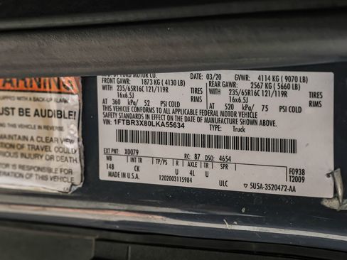 Used 2020 Ford Transit 250 148 High Roof Extended image 47