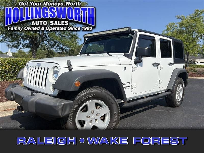 Used 2016 Jeep Wrangler Unlimited Sport w/ Quick Order Package 24S AWD/4WD image 1