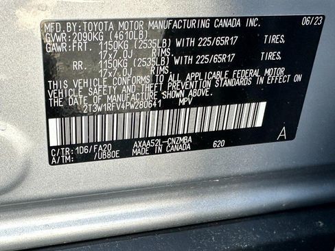 Certified 2023 Toyota RAV4 XLE w/ Convenience Package FWD image 24