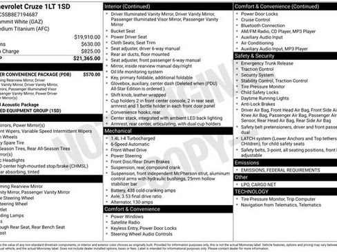 Used 2014 Chevrolet Cruze LT image 3