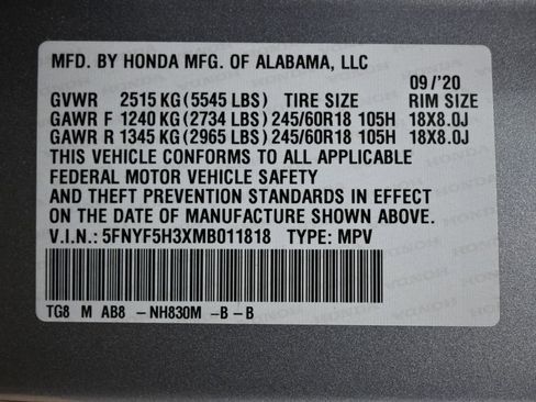 Used 2021 Honda Pilot EX image 15