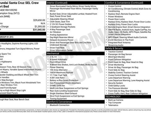 Used 2024 Hyundai Santa Cruz SEL image 15