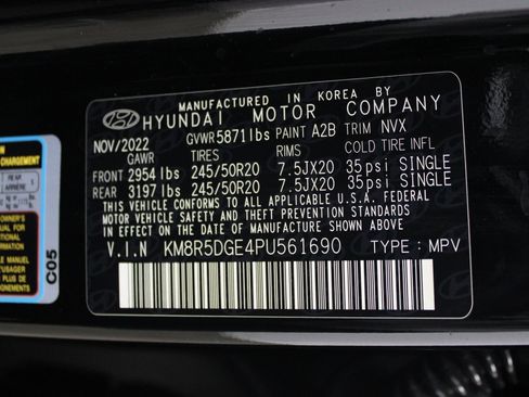 Used 2023 Hyundai Palisade Limited w/ Cargo Package image 53