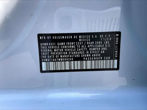 Used 2021 Volkswagen GTI SE FWD image 38