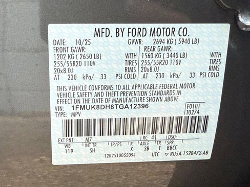 New 2026 Ford Explorer Active image 25