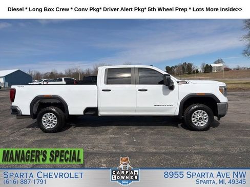 Used 2022 GMC Sierra 2500 Pro w/ Gooseneck/5TH Wheel Package AWD/4WD image 2