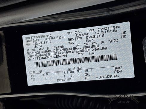Used 2024 Ford Ranger Lariat AWD/4WD image 41