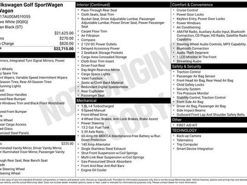 Used 2016 Volkswagen Golf S FWD image 4