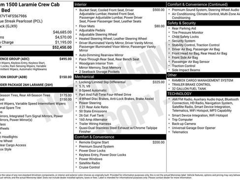 Used 2015 RAM 1500 Laramie w/ Convenience Group AWD/4WD image 2