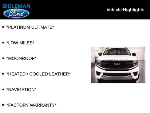 Used 2025 Ford Expedition Platinum w/ Platinum Ultimate Package AWD/4WD image 10