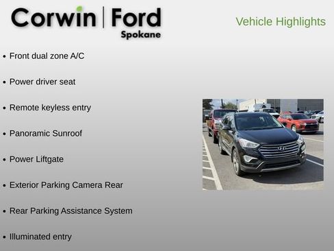 Used 2015 Hyundai Santa Fe Limited w/ Option Group 04 AWD/4WD image 6