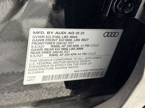 Used 2023 Audi SQ7 Prestige w/ Prestige Package AWD/4WD image 20