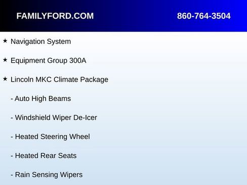 Used 2019 Lincoln MKC Reserve w/ MKC Climate Package image 2