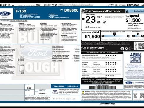 Used 2023 Ford F150 XLT w/ Equipment Group 302A High AWD/4WD image 33