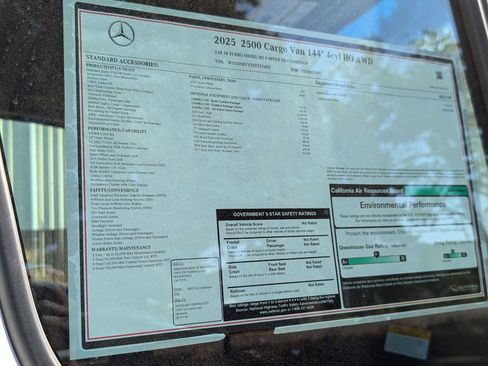 New 2025 Mercedes-Benz Sprinter 2500 image 14