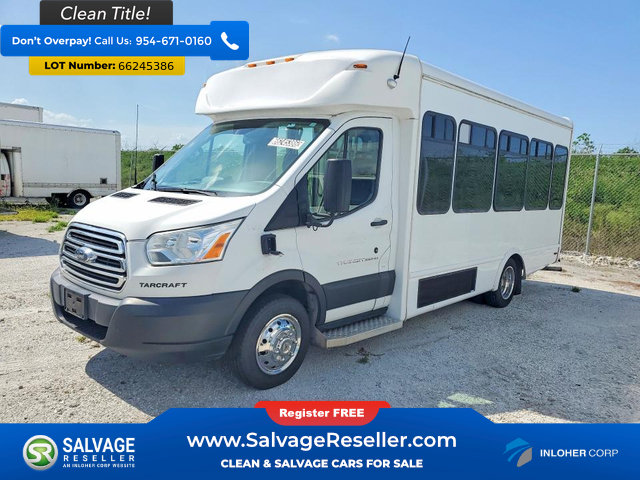 Used 2019 Ford Transit 350 156 DRW w/ Shuttle Bus Prep Package RWD image 1
