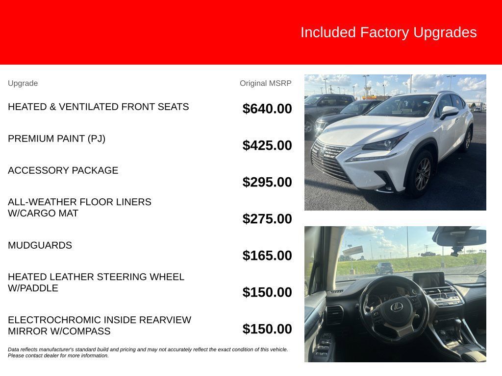 Used 2021 Lexus NX 300 AWD w/ Accessory Package image 5