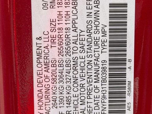 New 2026 Honda Passport RTL image 24