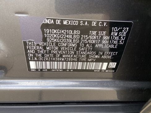 Used 2024 Honda HR-V LX image 32