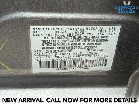Used 2025 Nissan Sentra SV w/ All-Weather Package FWD image 13