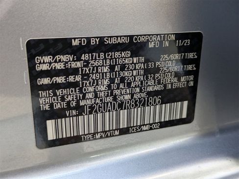 Used 2024 Subaru Crosstrek 2.0i Premium w/ Crosstrek Mirror Package image 17