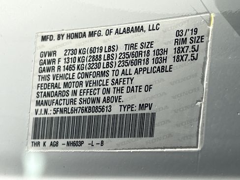 Used 2019 Honda Odyssey EX-L image 36