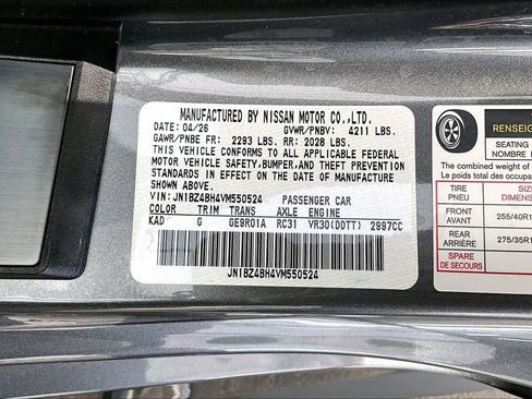 New 2027 Nissan Z Performance RWD image 18