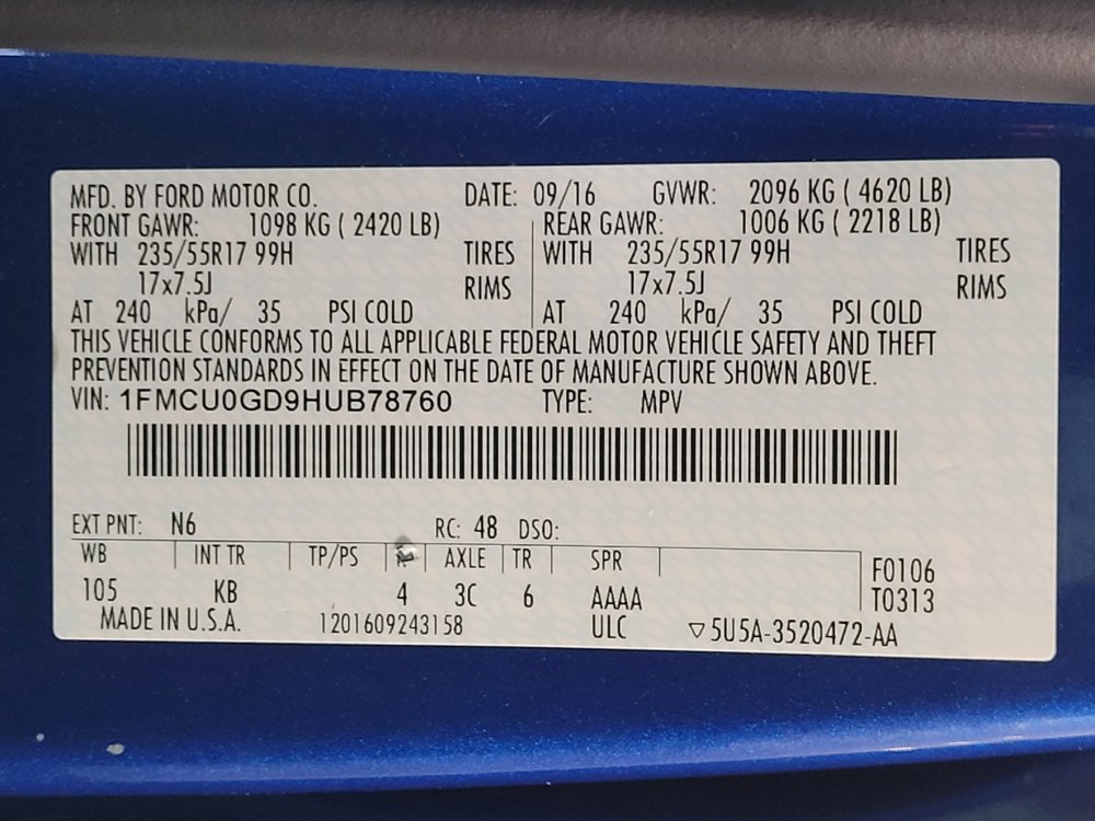 Used 2017 Ford Escape SE FWD image 33