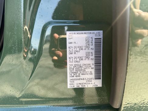 New 2026 Nissan Frontier SV AWD/4WD image 24
