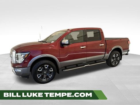 Used 2021 Nissan Titan Platinum Reserve w/ Moonroof Package AWD/4WD image 1