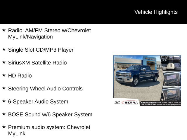 Used 2017 Chevrolet Silverado 2500 LTZ w/ Duramax Plus Package AWD/4WD image 5