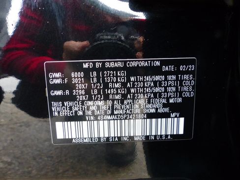 Used 2023 Subaru Ascent Onyx Edition Limited image 21