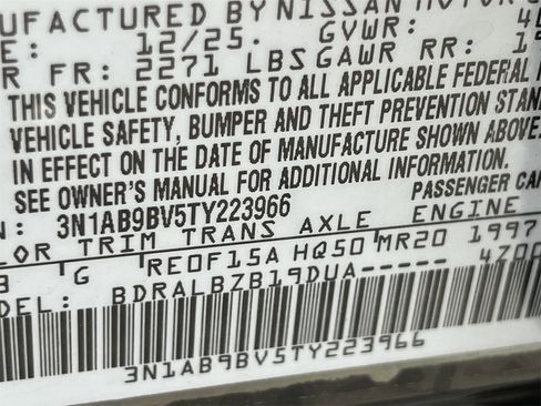 New 2026 Nissan Sentra S image 16