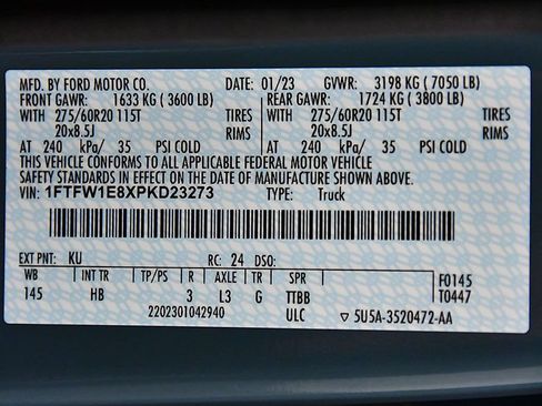 Used 2023 Ford F150 Lariat w/ Equipment Group 502A High AWD/4WD image 17