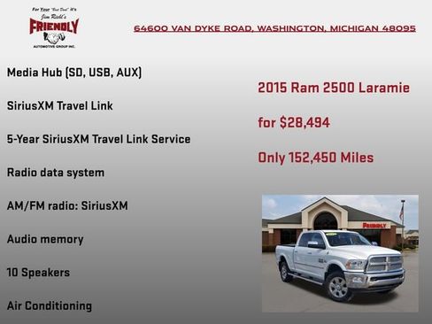 Used 2015 RAM 2500 Laramie AWD/4WD image 15