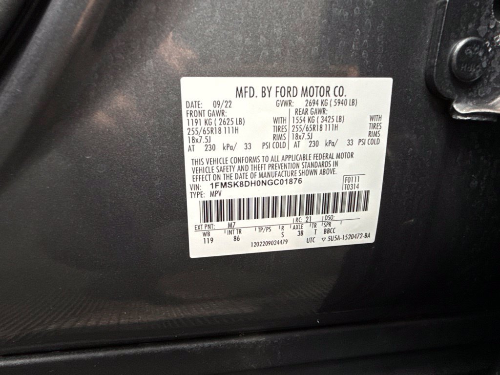 Used 2022 Ford Explorer XLT AWD/4WD image 35